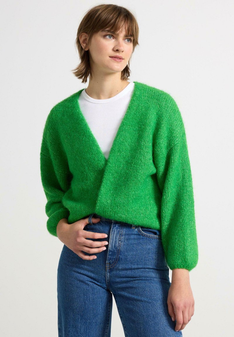 Lindex CARDIGAN VANESSA - Kardigan - green
