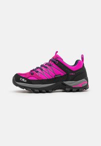 CMP - RIGEL LOW TREKKING SHOE WP - Hiking shoes - pink fluo/blue Thumbnail Image 1