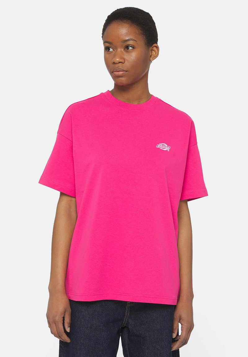 Dickies SUMMERDALE TEE - T-shirt basic - raspberry sorbet/donkerroze ...