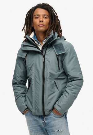 HOODED MOUNTAIN - Outdoor jacket - stormy weather blue