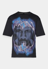 TEE - Sport T-Shirt - black/white