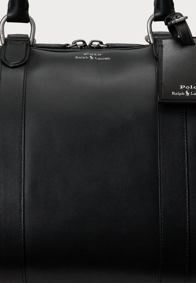Polo Ralph Lauren SMOOTH LEATHER DUFFEL - Torba za vikend - black
