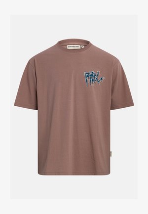 Redefined Rebel, TOBIAS - T-shirt print - twilight mauve