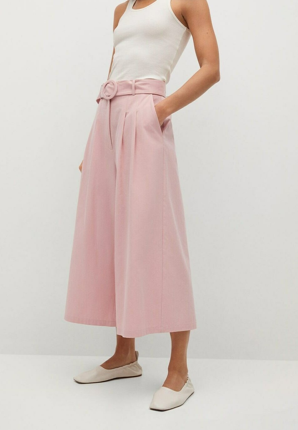 Mango Pantalones - rosa - Zalando.es