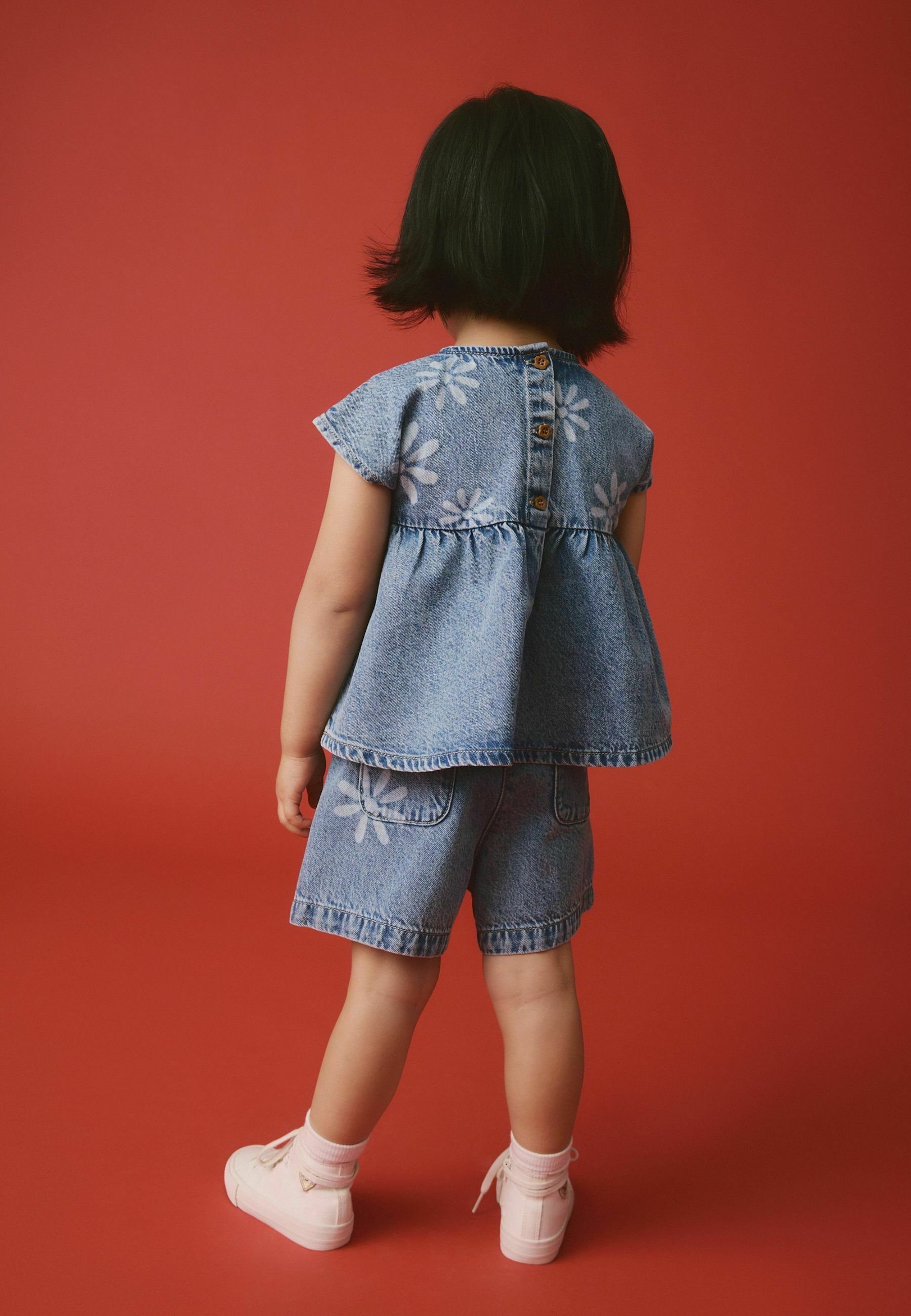 Confezione Da 2 Shorts In Denim Blu Per Bambina – NEXT – 4 Anni, Must-have Inglese