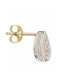DIAMANT L'ÉTERNEL TEARDROP DESIGN STUD  - Uhani - yellow gold