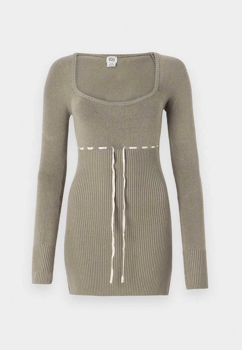 BDG Urban Outfitters Gebreide jurk kaki BDG Urban Outfitters Gebreide jurk kaki