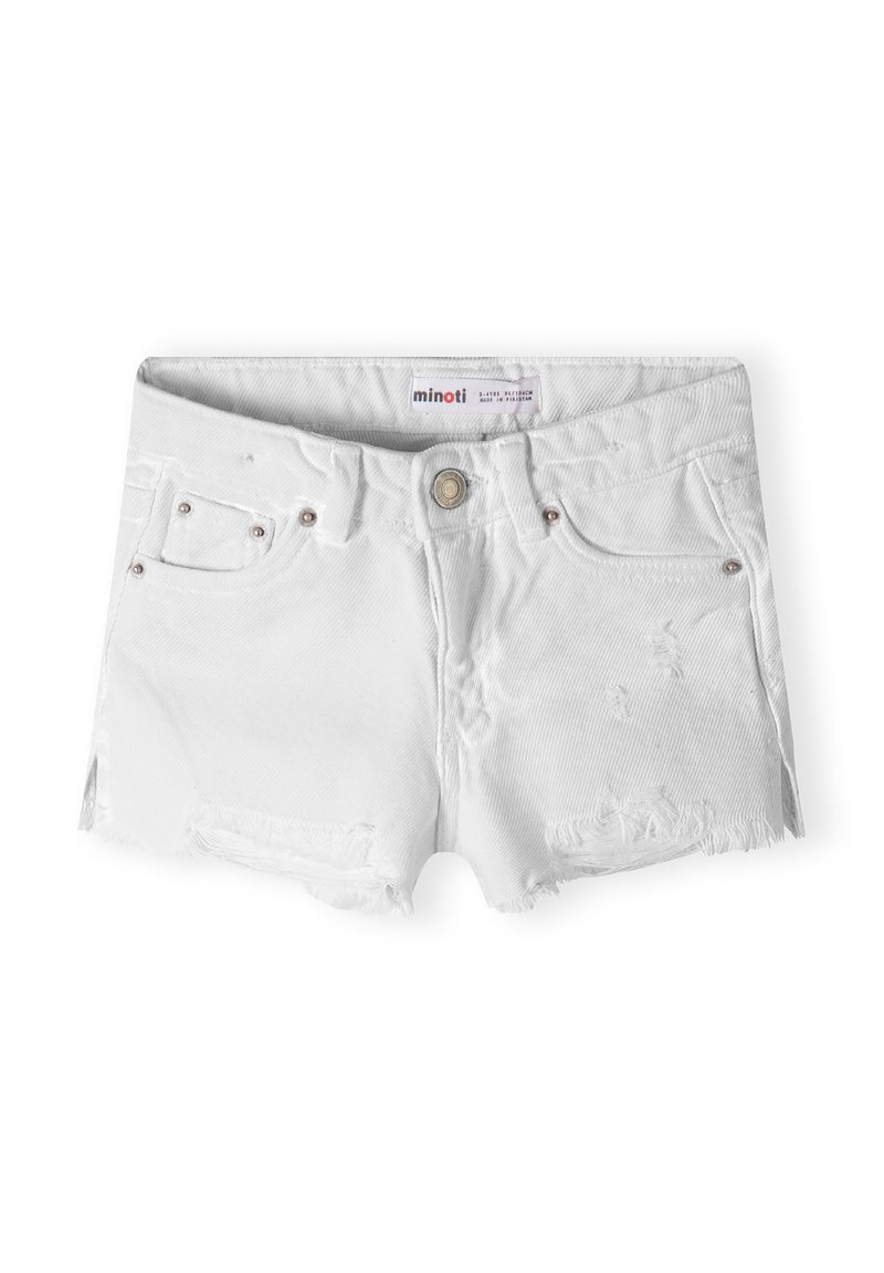 MINOTI Jeansshort wit denim/whitedenim