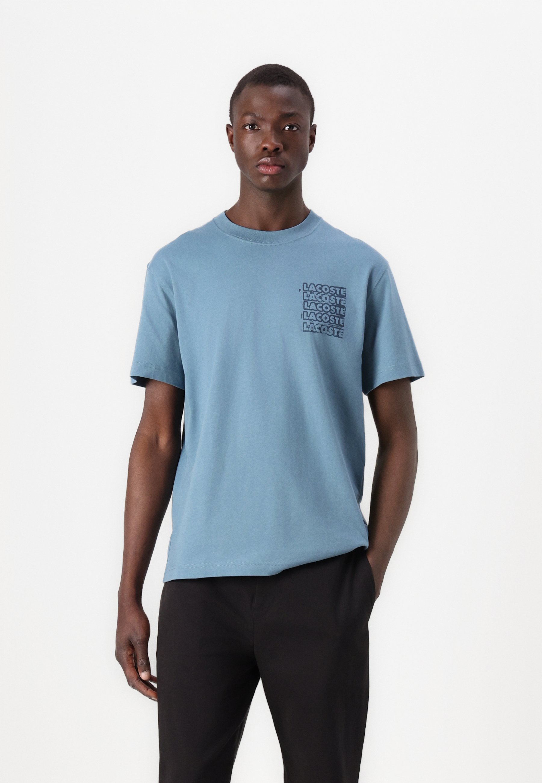 Tシャツ・カットソー Lacoste Cotton T-Shirt With Print Lacoste UNISEX - T-shirt imprimé - white/blanc - ZALANDO.FR