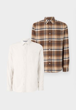 JPRBLUNORRIS 2 PACK - Ing - cloud dancer/brown