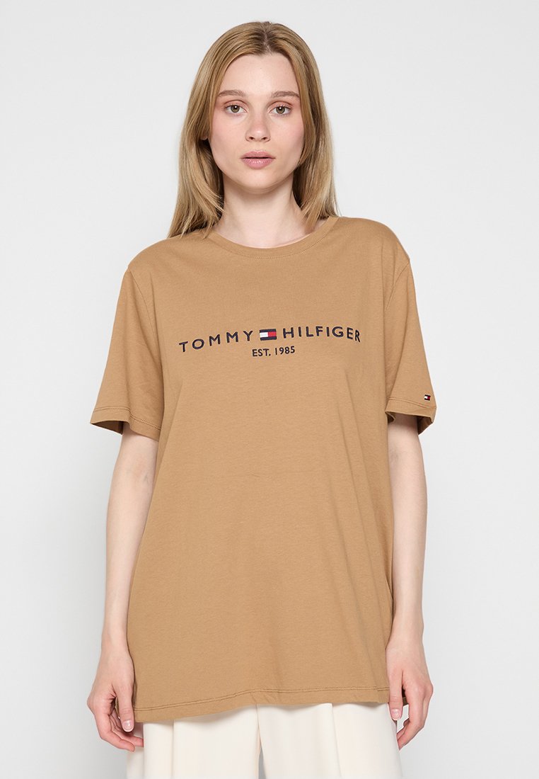 Tommy Hilfiger Curve T-shirt print beige