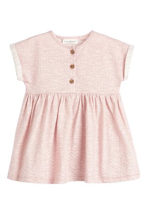 LIGHT TEAL JERSEY DRESS (0MTHS-2YRS) - Žerzejové šaty - pink