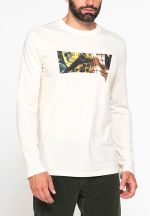 Carrera Jeans, CARRERA JEANS LONG SLEEVE T-SHIRT LOGO PRINT - Maglietta a manica lunga - eggnog
