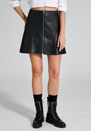 Koton ZIPPER DETAIL - Gonna a campana - black