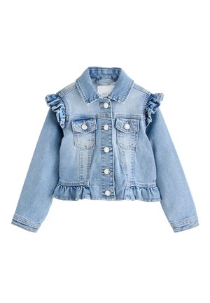 Next FRILL SHOULDER REGULAR FIT - Jeansjacke - mid blue