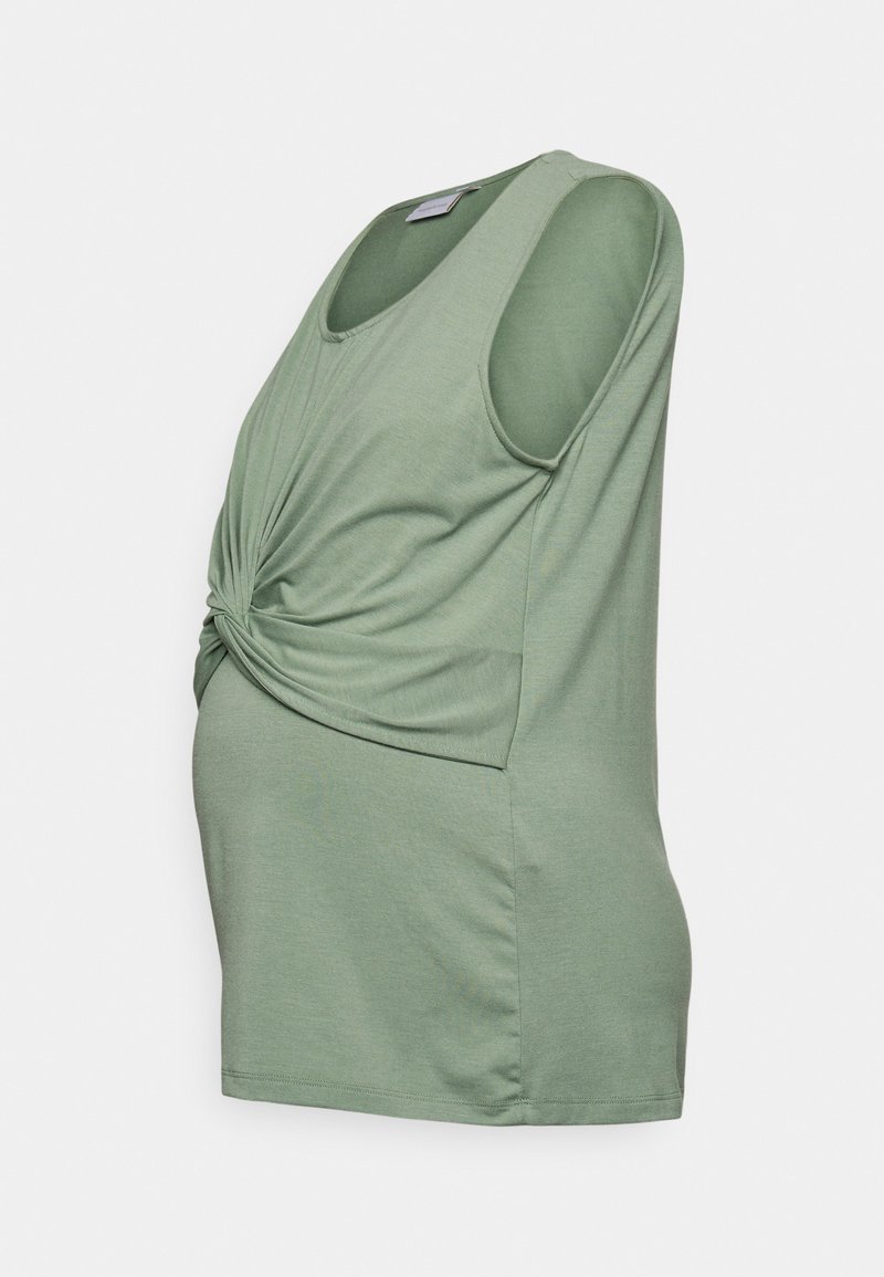 MAMALICIOUS MLMACY JUNE JERSEY TOP - Μπλούζα - olive