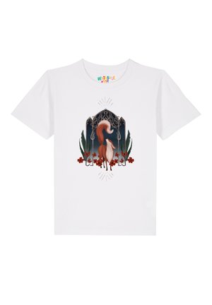 DER WUNDERSCHÖNE FUCHS - T-shirt print - white
