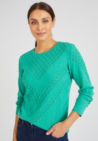 Damart POINT FANTAISIE - Trui - vert