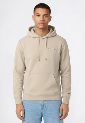 Felpa con cappuccio - tan