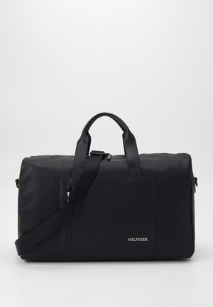 PIQUE DUFFLE UNISEX - Rejsetasker - black