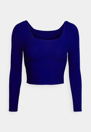 PCHILA LS REVERSIBLE CROP - Top s dlouhým rukávem - mazarine blue
