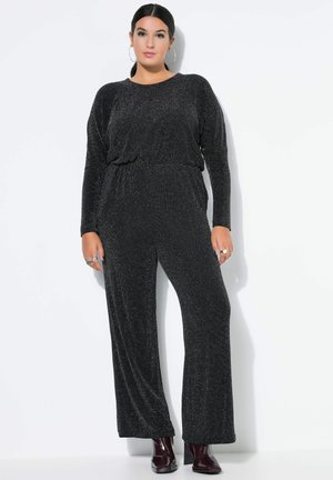 GLITTEREFFEKT WEITES BEIN - Combinaison - black