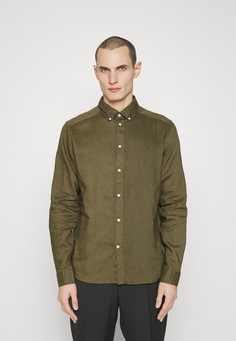 Les Deux KRISTIAN SHIRT - Marškiniai - olive night