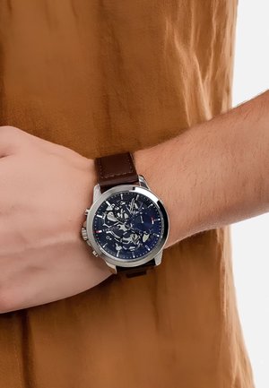 CHRONO_AUTOMATIC - Chronograph watch - brown blue