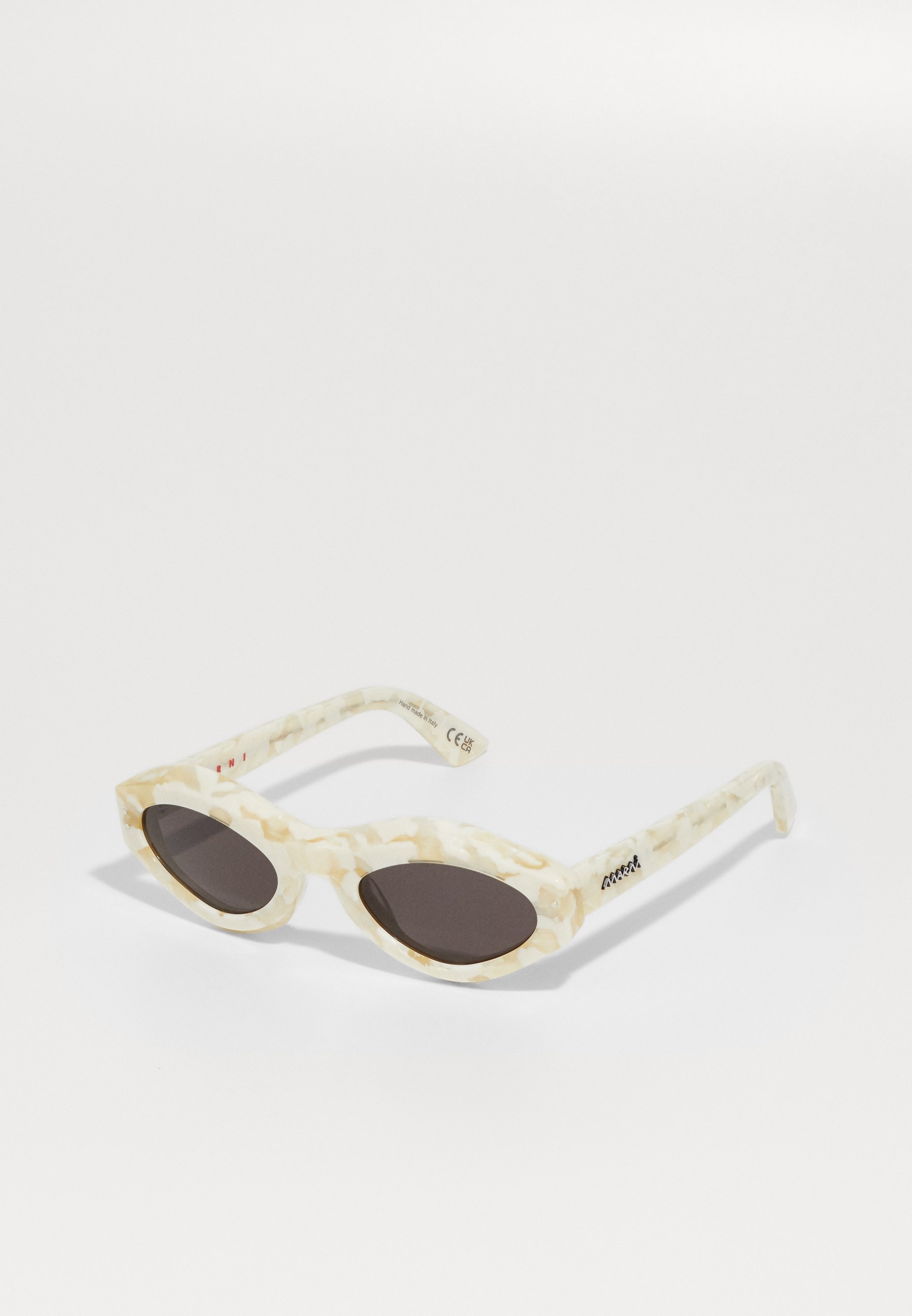 Marni White and Gold Cat-Eye Sunglasses Starshell Kea Island sunglasses | Marni main image 4
