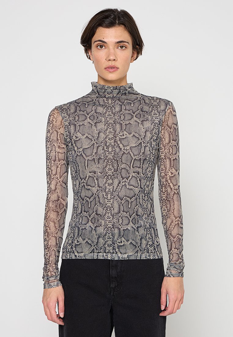 Mango Blouse grijs