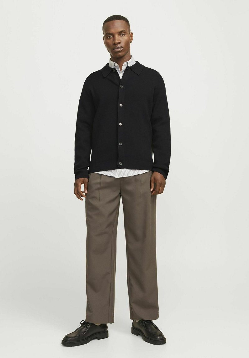Jack Jones Jorwinter Cropped Knit Cardigan Styd - Maglie Uomo Grigio | Nencini Sport