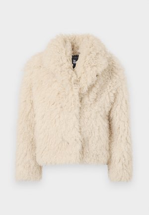 FOURRURES - Veste d'hiver - ecru
