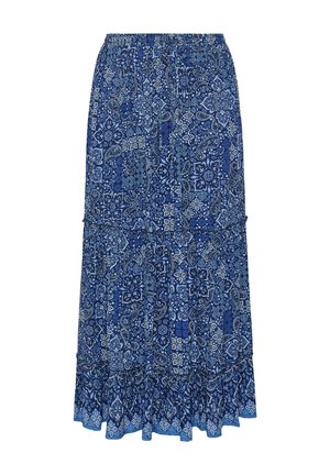 Yours Clothing, WOMEN'S MAXI SKIRTS - Maxirock - dark blue