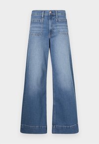STRIDE LENNON PATCH  - Wide Leg - blue denim