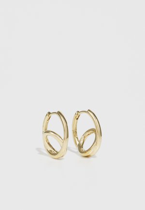 Otiumberg SMALL SPIRALIS EARRINGS - Ohrringe - yellow gold-coloured