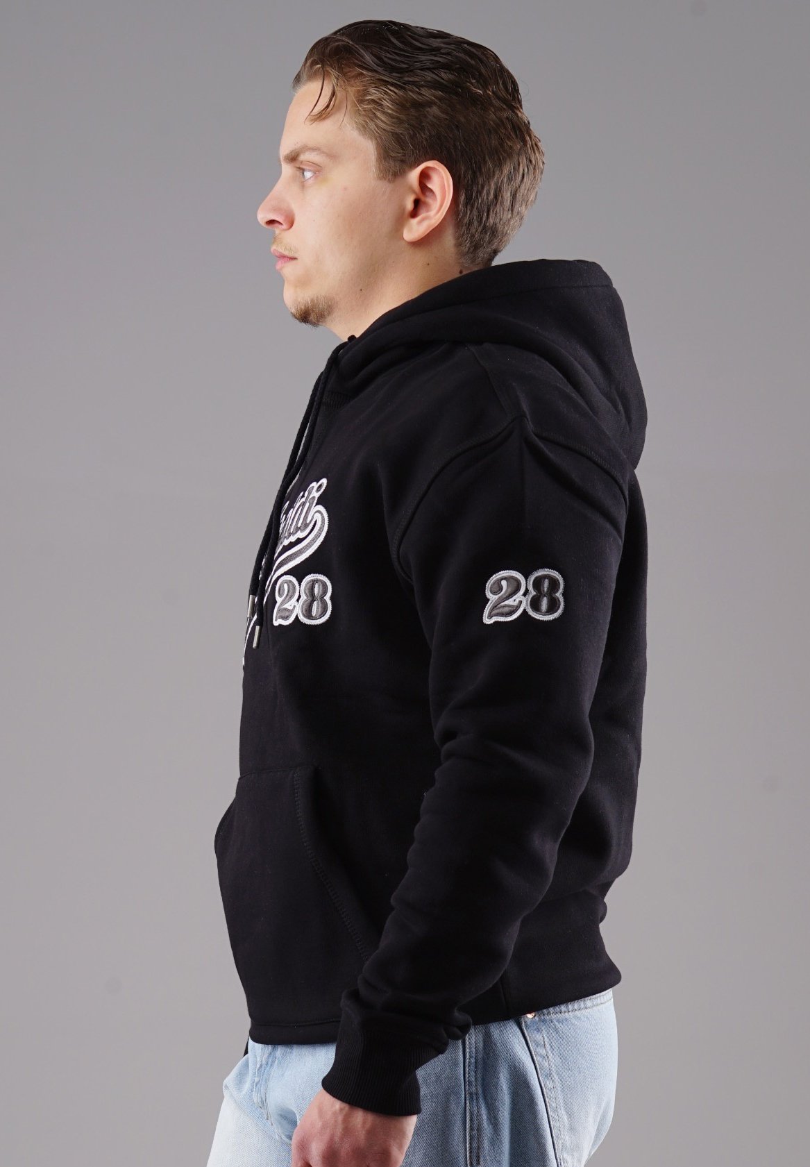 Picaldi CLASSICAL - RELAXED FIT - Kapuzenpullover - black/schwarz