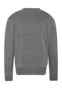 Schott PULL COL ROND - Strickpullover - gris chiné