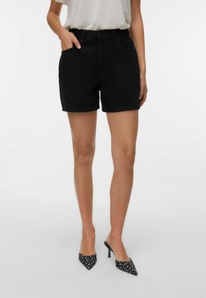 Vero Moda JEANS-SHORTS VMKIRSA SHORTS - Jeansshort - black denim