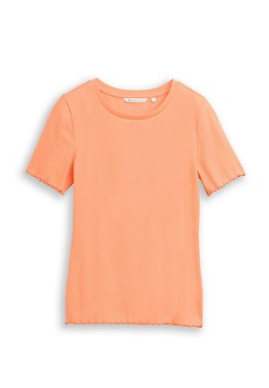 TOM TAILOR DENIM, Basic póló - bright coral
