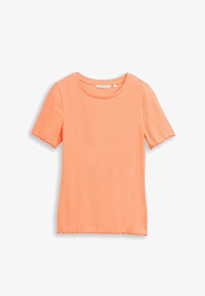 TOM TAILOR DENIM, Basic póló - bright coral