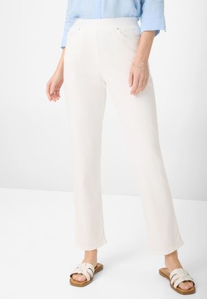 BRAX STYLE CARINA - Jeans Straight Leg - white