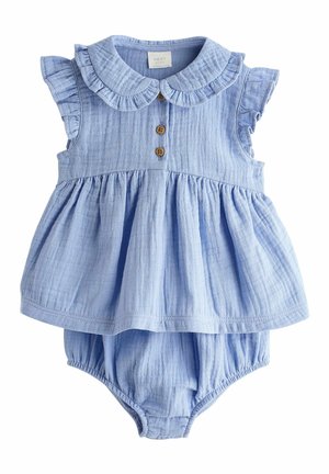 SET REGULAR FIT - Vestido camisero - blue woven