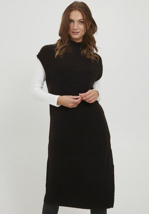 BYNORA - Svetríkové šaty - black