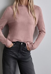 Street One Stickad tröja - pink