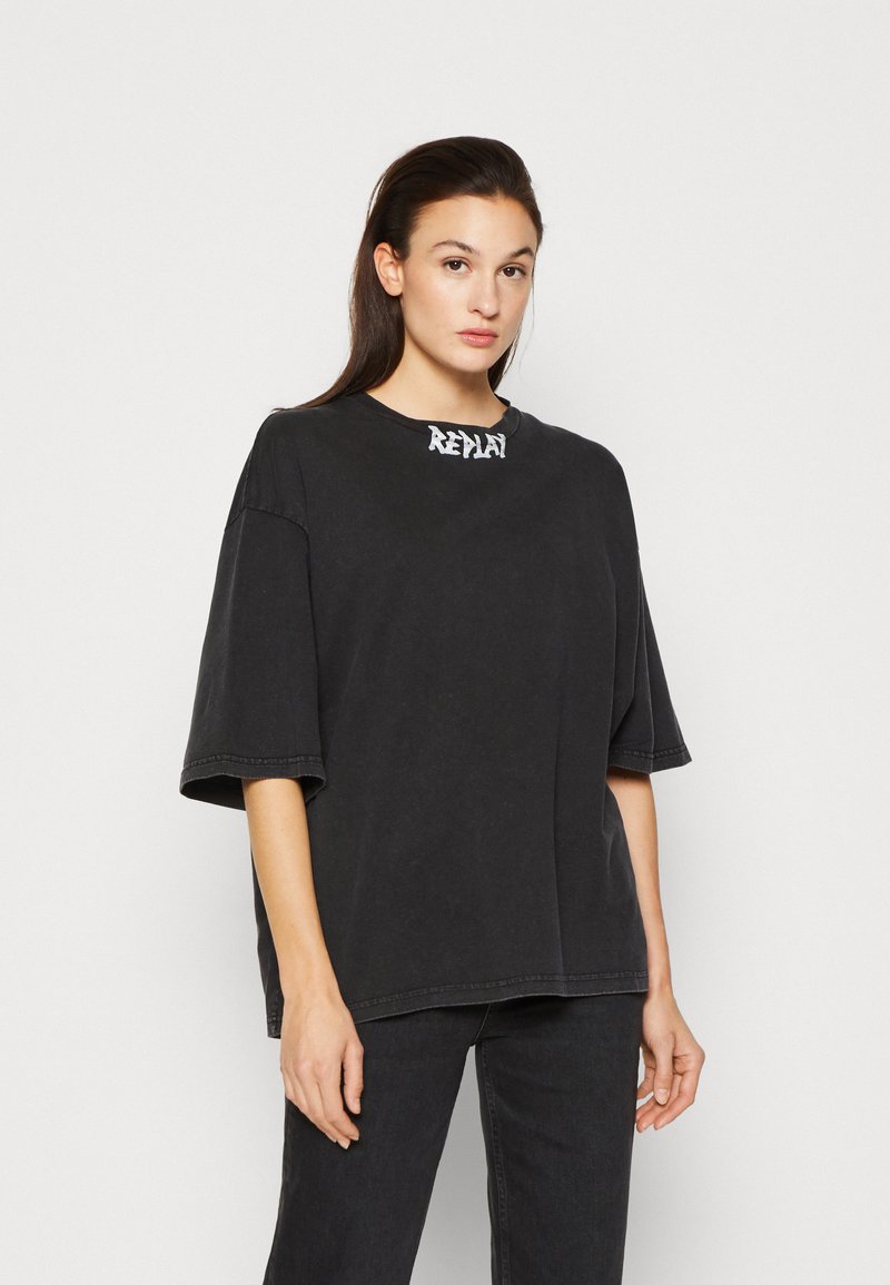 T-shirt con stampa REPLAY - Magazzini delle Firme