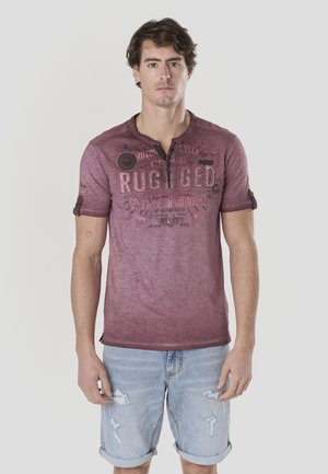 SHORT SLEEVE - Camiseta estampada - granate   maroon
