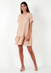 LELA REGULAR FIT - Day dress - beige