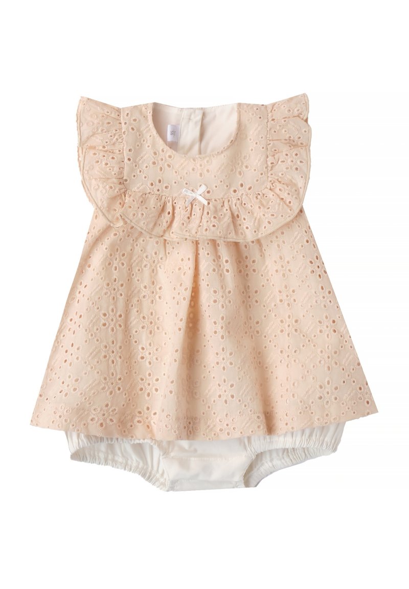 Minibanda STRAW SET - Freizeitkleid - beige