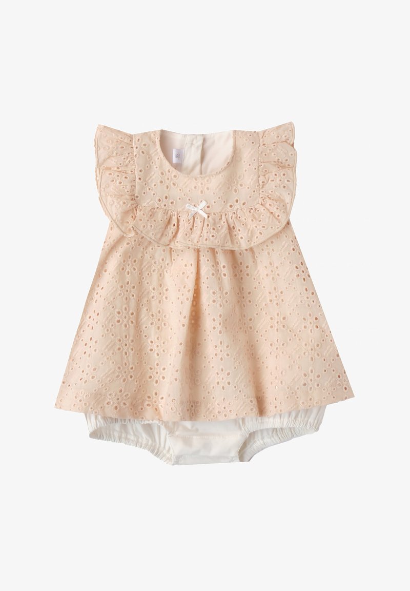 Minibanda STRAW SET - Robe de jour - beige