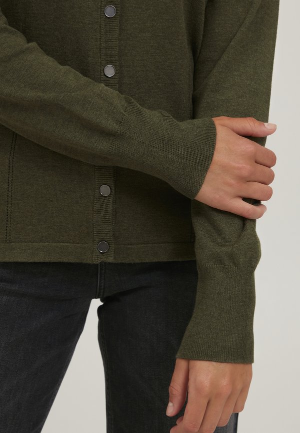 PZSara - Cardigan - grape leaf melange4